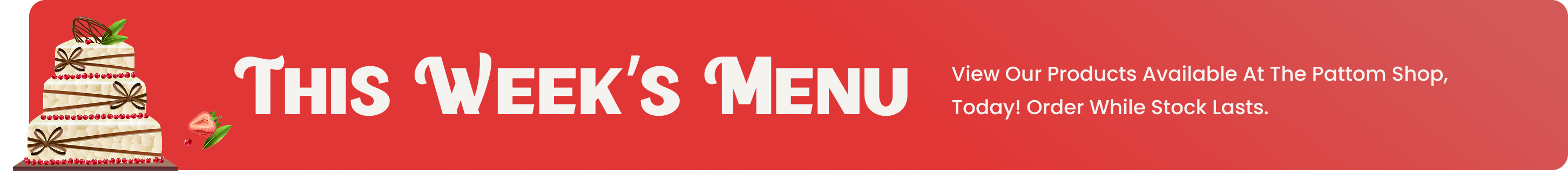 This week's Menu