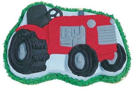 Tractor Cake - Decorated Cake by Mother and Me Creative - CakesDecor