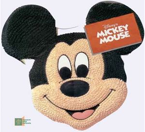 Picture of Mickey Mouse Face Cake