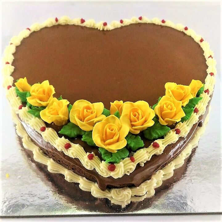 Heart Shape Cakes. Square One Homemade Treats