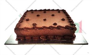 Picture of Eggless Chocolate Cake Iced
