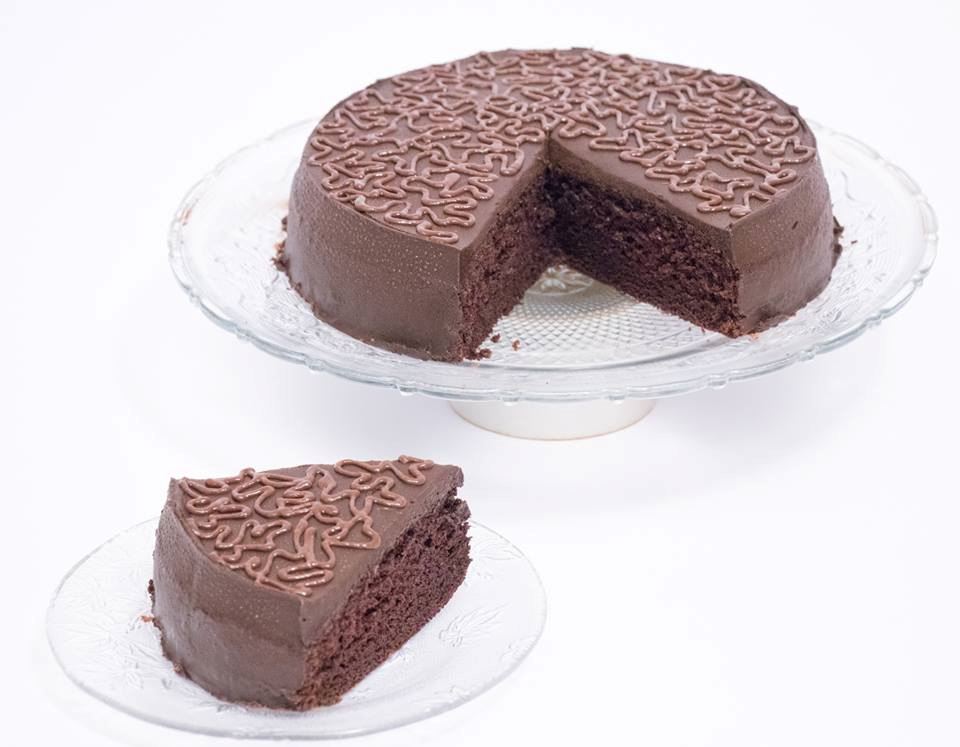 Low Calorie Chocolate Cake. Square One Homemade Treats