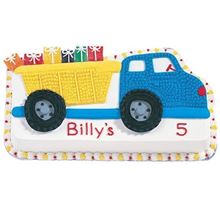 Picture of Fire Truck Eggless Vanilla Cake