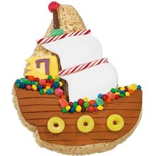 Picture of Pirate Ship Eggless Vanilla Cake 
